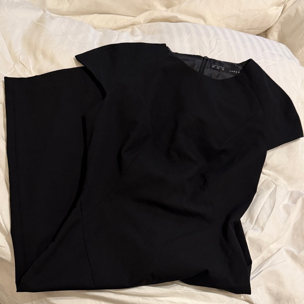 Zara Black Midi Dress